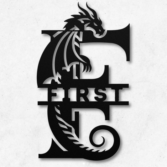 Custom Dragon Letter F: For Mythical Fans