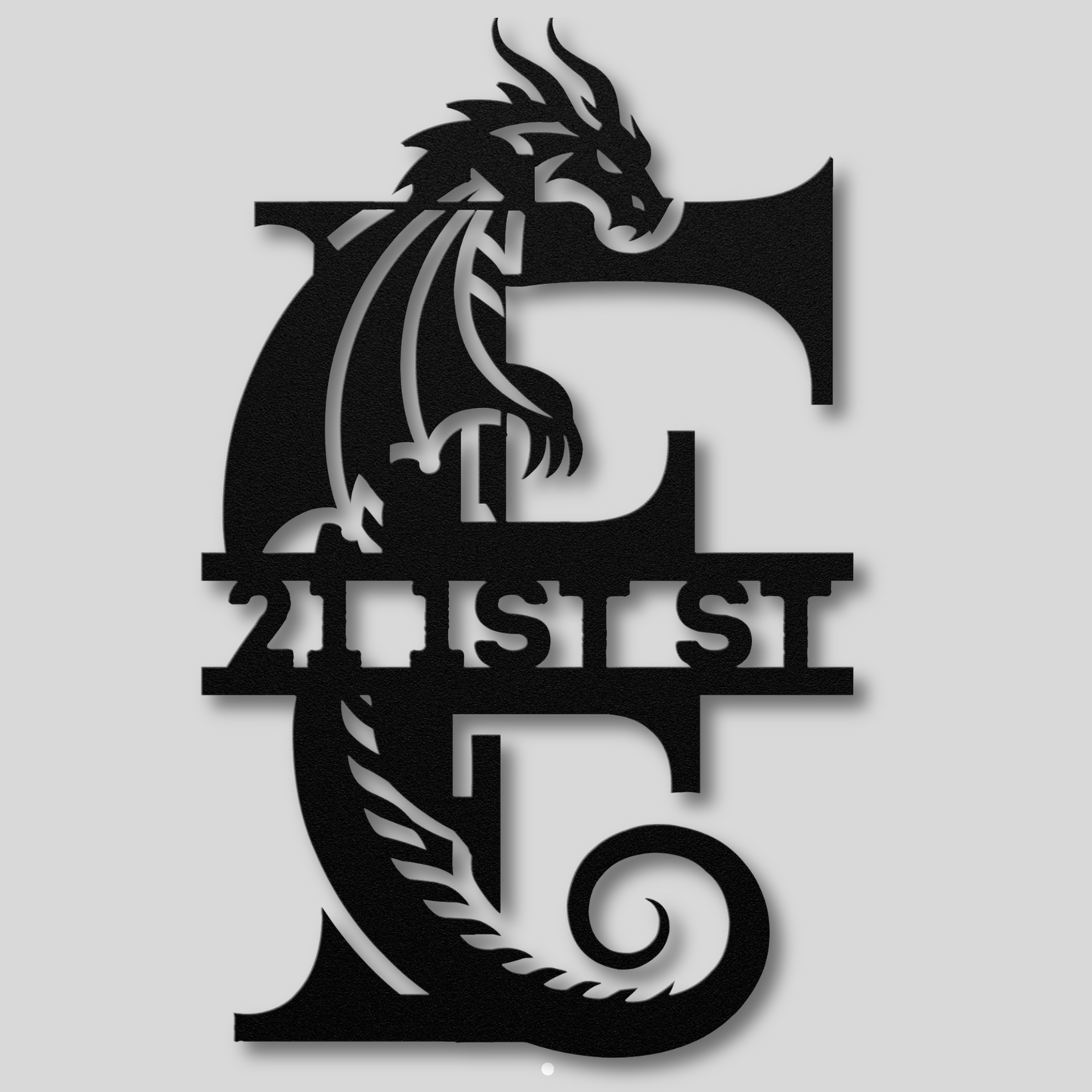 Custom Dragon Letter F: For Mythical Fans