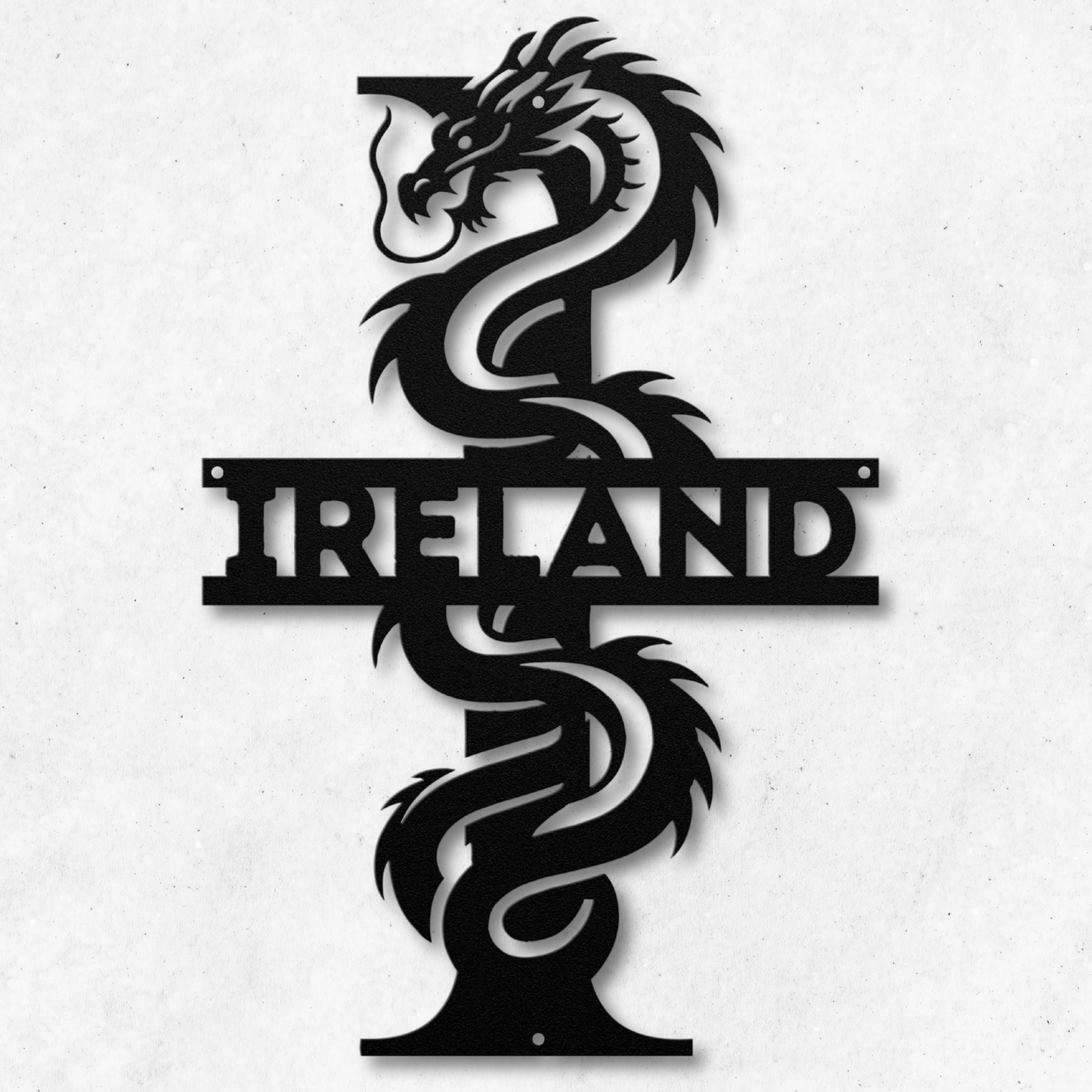 Custom Dragon Letter I Metal Sign: A Striking Statement Piece
