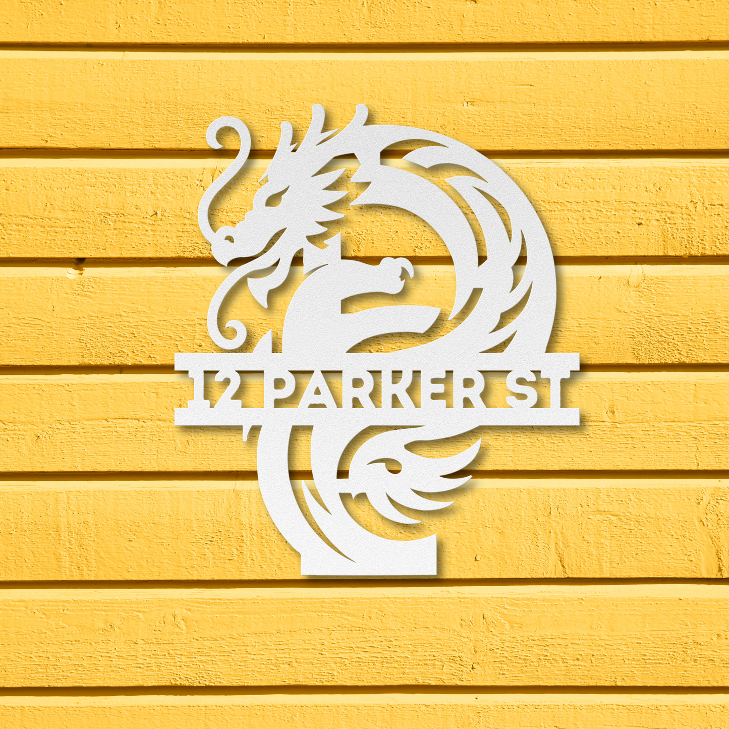 Custom Dragon Letter P Metal Sign: A Touch of Fantasy Flair
