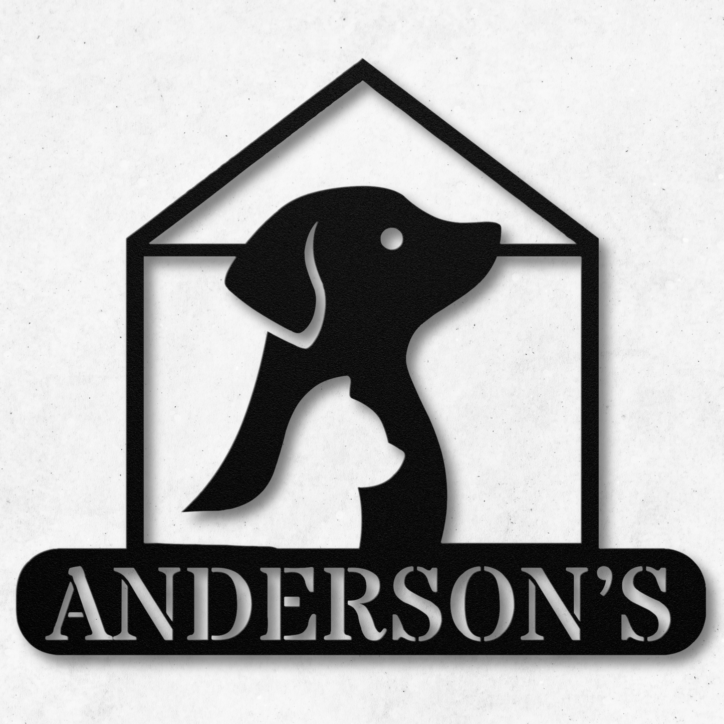 Personalized Dog and Cat Name Sign: Perfect for Your Home