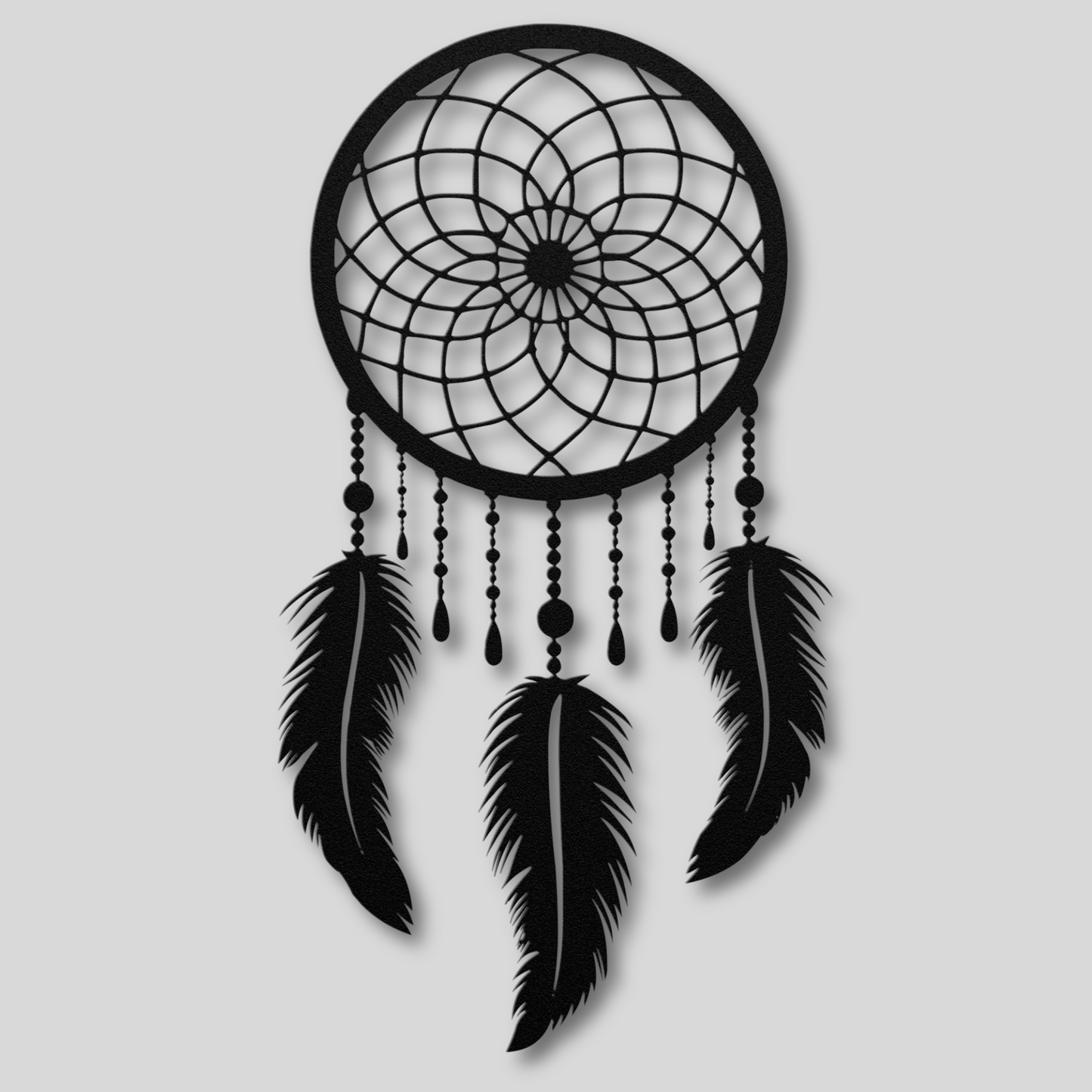 Whimsical Dream Catcher Metal Wall Art: Embrace Tranquility