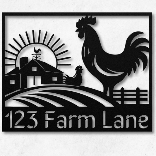 Personalized Farm Sign: Perfect for Your Homestead