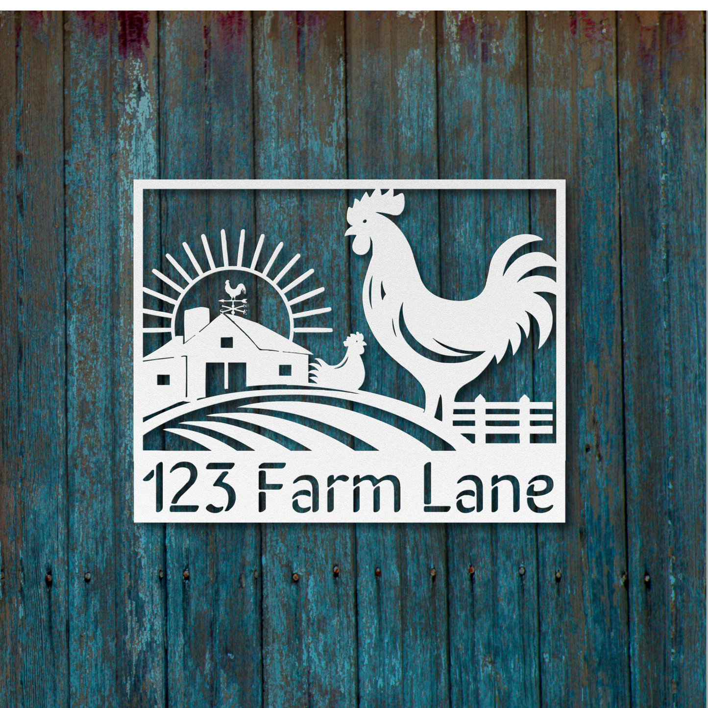 Personalized Farm Sign: Perfect for Your Homestead