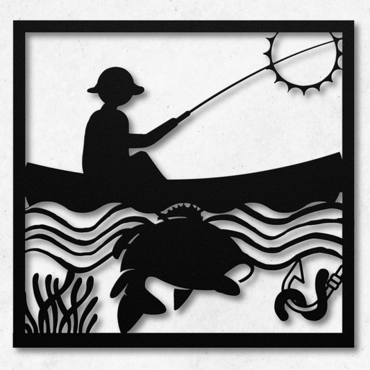 Unique Fishing Metal Wall Art: A Catch for Your Home