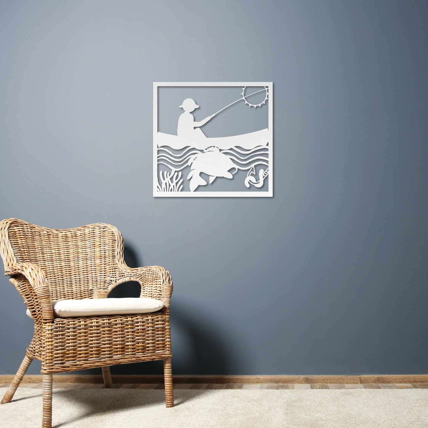 Unique Fishing Metal Wall Art: A Catch for Your Home