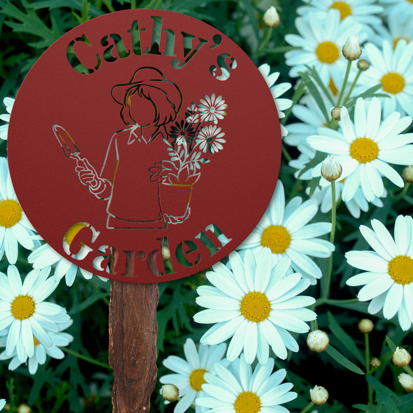 Personalized Flower Garden Metal Sign: Showcase Your Floral Paradise