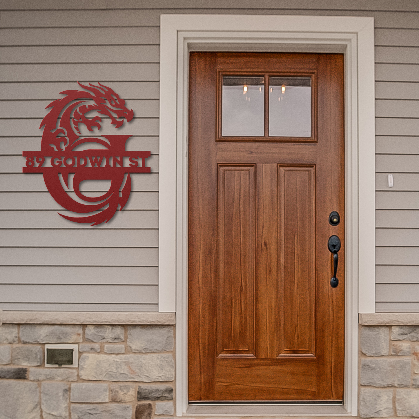 Custom Dragon Letter G Metal Sign: A Touch of Fantasy Flair