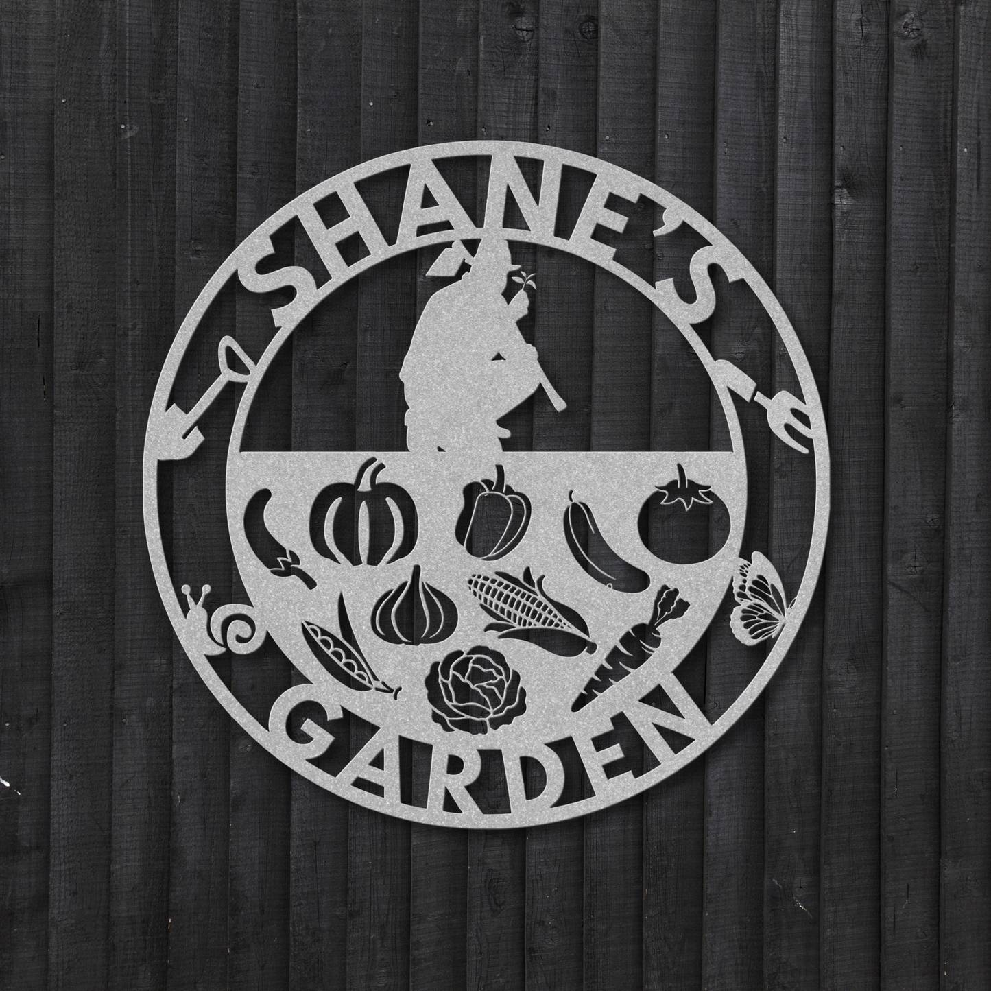 Custom Garden Metal Sign: Celebrate Your Green Thumb
