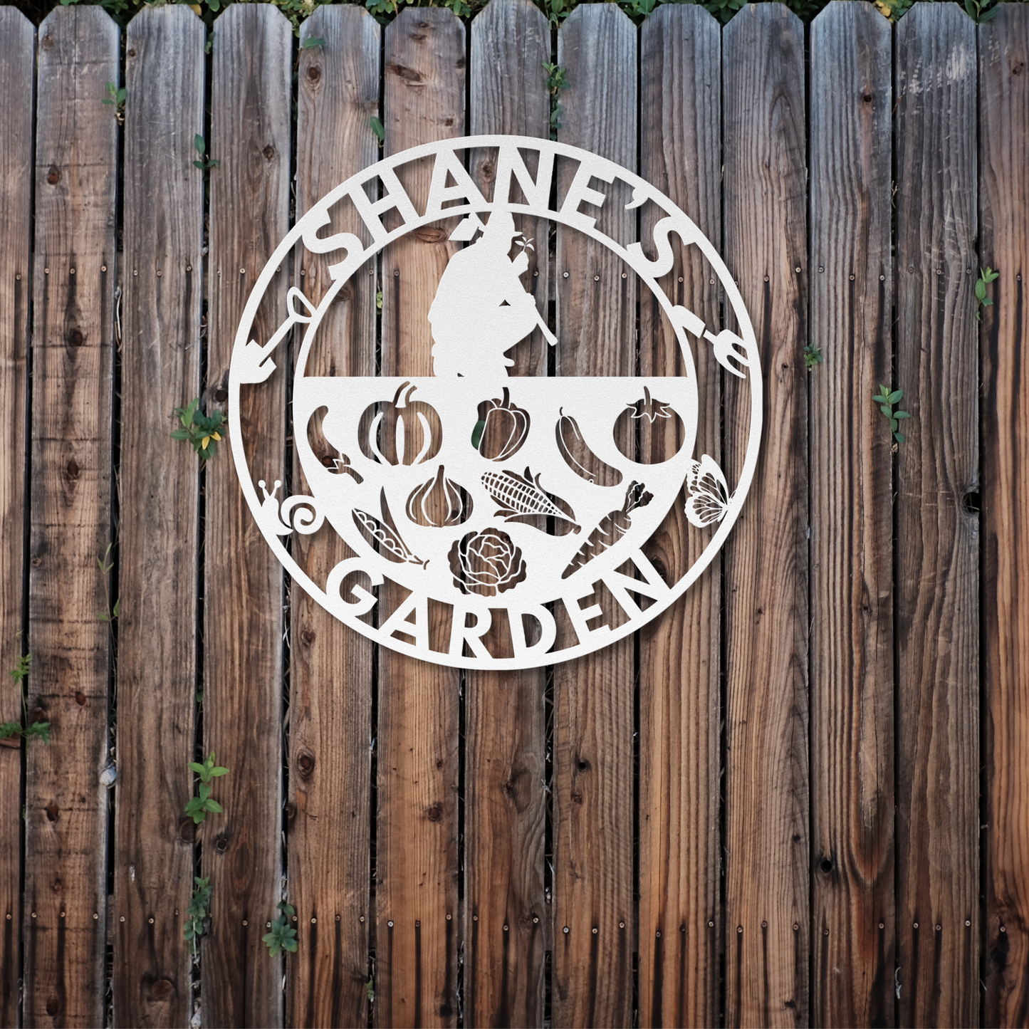 Custom Garden Metal Sign: Celebrate Your Green Thumb