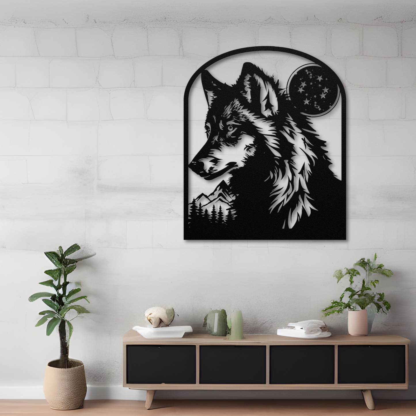 Powerful She Wolf Metal Wall Art: Embrace Your Inner Strength