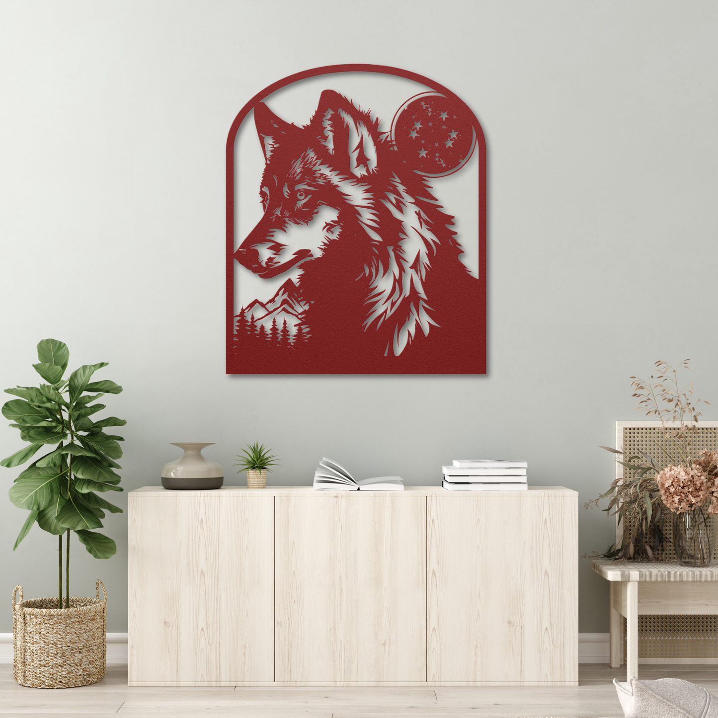 Powerful She Wolf Metal Wall Art: Embrace Your Inner Strength