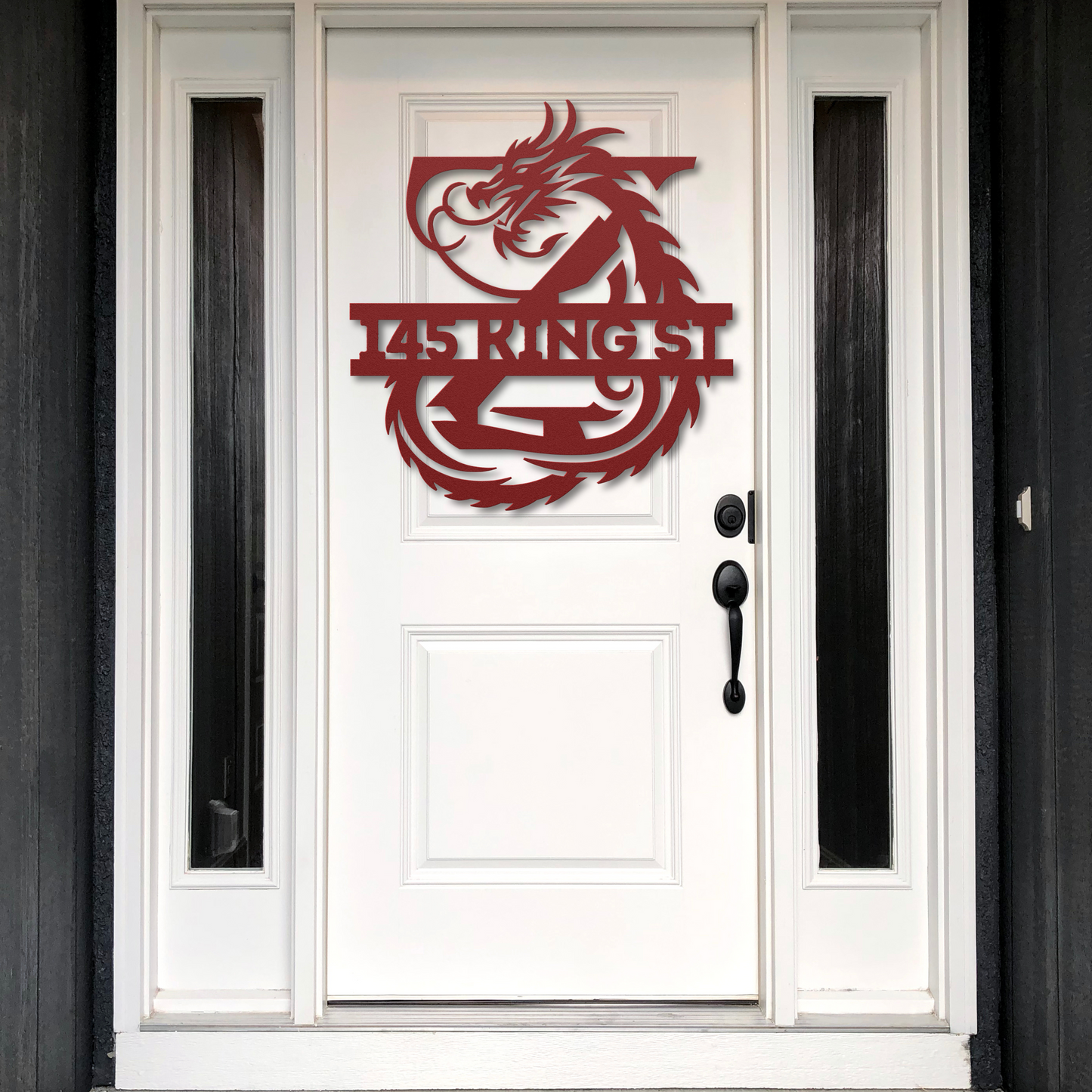 Custom Dragon Letter Z Metal Sign: For Mythical Fans
